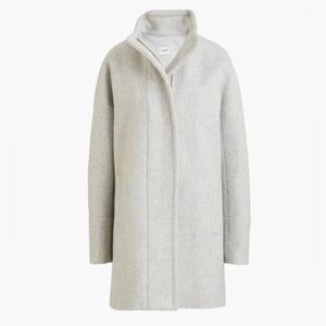 JCrew wool blend city cocoon coat